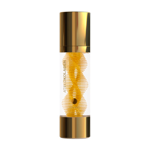 Facial serum with natural collagen and 24k gold