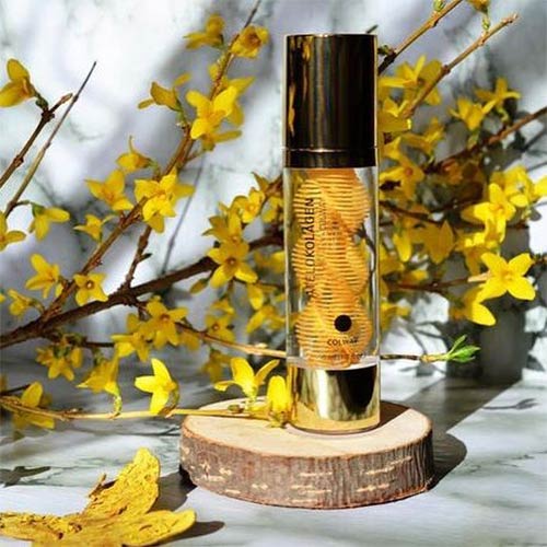 Facial serum with natural collagen and 24k gold Facial serum with natural collagen and 24k gold