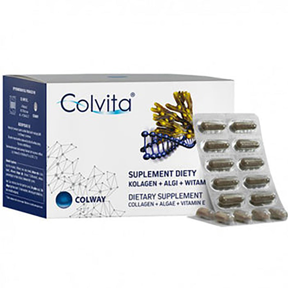 Colvita: Lyophilized Collagen Capsules + Algae with Magnesium + Vitamin E Colvita: Lyophilized Collagen Capsules + Algae with Magnesium + Vitamin E