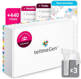 اختبار الحمض النووي المتقدم tellmeGen | (الصحة + السمات + العافية + النسب) | ماذا يقول حمضك النووي عنك
